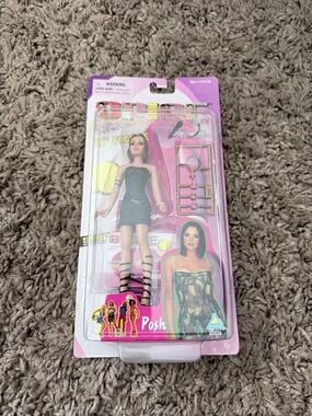 Posh Purple and White Spice Girls 6" Figure Backing Card